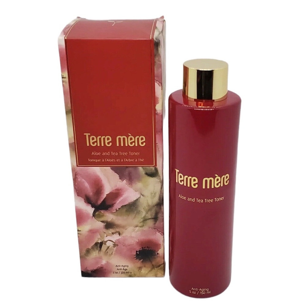 TERRE MÈRE ALOE & TEA TREE ANTI-AGING TONER (5 oz). New